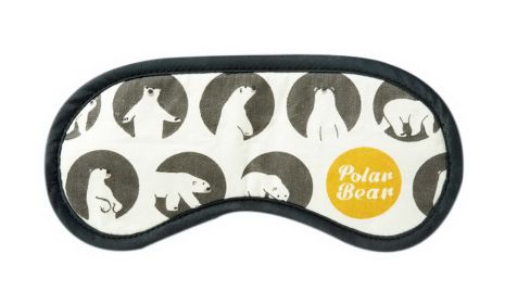 Polar Bears Style Breathable Cotton Eye Mask For BlockLight Sleep Camping Travel