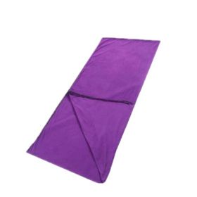 Four Season Travel And Camping Sheet Sleeping Bag Sleep Sack (Purple)