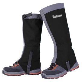 Hiking/Climbing/Camping/Skiing Upgraded Shoes Gaiter For Adult- Black