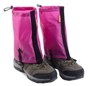 Waterproof Hiking/Climbing/Camping/Skiing Shoes Gaiters - M Rose