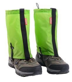 Waterproof Hiking/Climbing/Camping/Skiing Shoes Gaiters - M Green