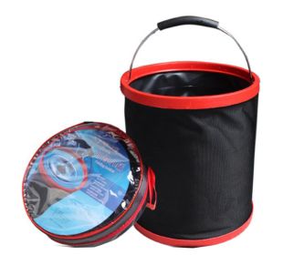 Outdoor Camping Hiking Wash Folding Bucket Multifunctional Collapsible Bucket 12L