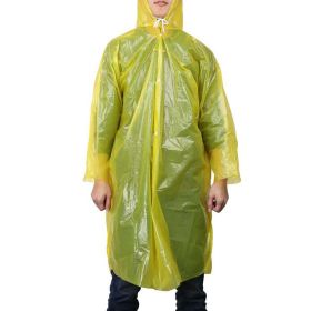 5 Pcs Disposable Plastic Raincoat Travel Camping Rainwear Emergency Waterproof