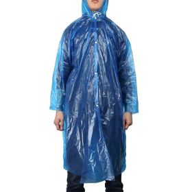 Disposable Plastic Raincoat Travel Camping Rainwear Emergency Waterproof 5 Pcs