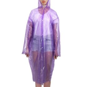 5 Pcs Plastic Disposable Raincoat Travel Camping Rainwear Emergency Waterproof