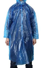 5 Pcs Disposable Plastic Travel Camping Rainwear Raincoat Emergency Waterproof