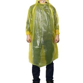 Disposable Plastic Travel Camping Raincoat Rainwear Emergency Waterproof 5 Pcs