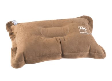 Inflatable Lightweight Travel Camping Pillow Comfort Air Pillow BROWN