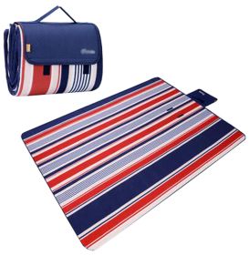 "Waterproof Picnic Blanket Mat/Beach Blanket/Tent Mat/Camping Blanket/Lawn Mat 78.74""x59.05""(Red)"