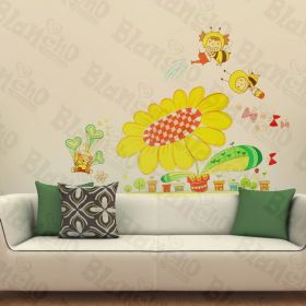 Bee's Garden - Wall Decals Stickers Appliques Home Dcor